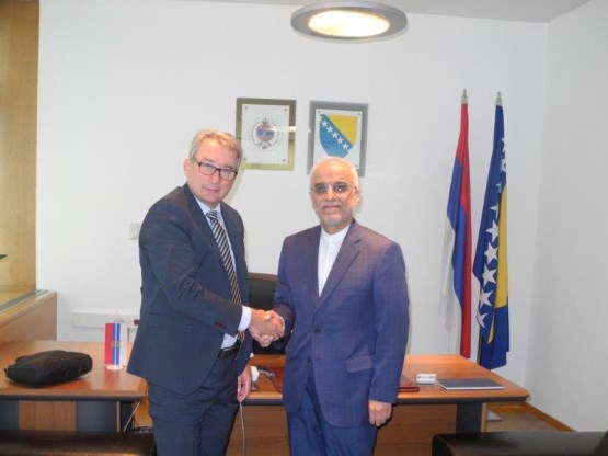 Predsjedavajući Predstavničkog doma Mladen Bosić primio u oproštajnu posjetu ambasadora Irana u BiH